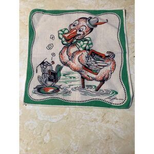 Tom Lamb duck and‎ frog child handkerchief